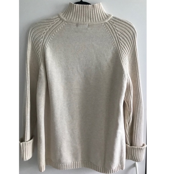 jeanne pierre cream pullover sweater - Picture 2 of 3